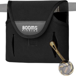 Booms Fishing Spinning Reel Cover, Neoprene Fishing Reel Case, Fit 2000~10000 Spinning Reels, Saltwater Protective Bag with Handle Slot, RC7 M/L/XL